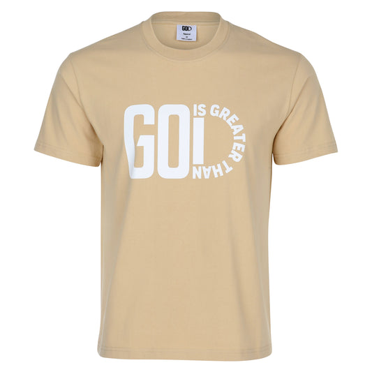 Tan - GodIsGreaterThan Bold Statement Tee