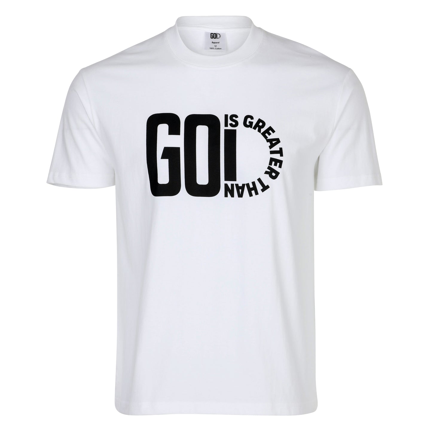 White - GodIsGreaterThan Bold Statement Tee